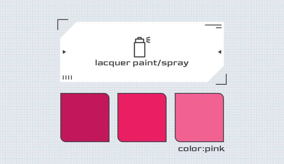 ラッカースプレー塗料 ピンク系一覧