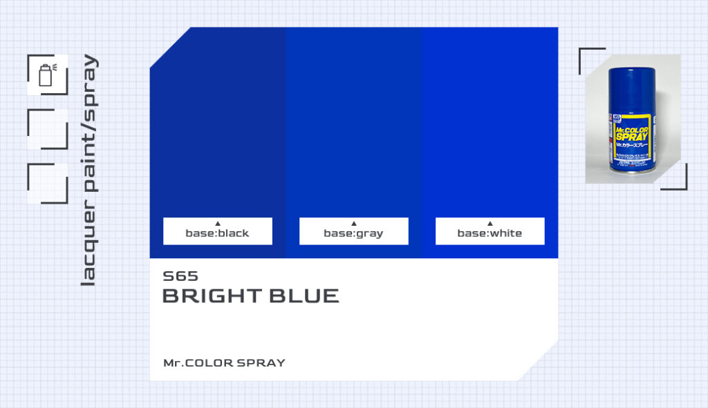 S65 インディブルー｜Mr.カラースプレー色比較・見本 | ズボプラ