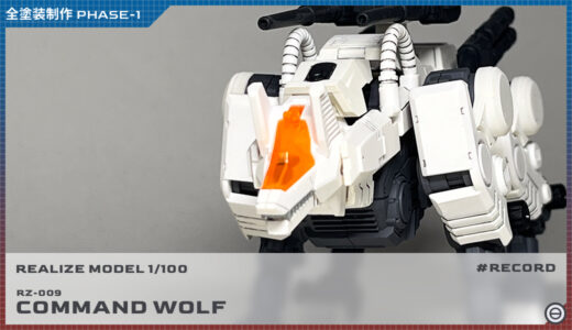 全塗装リアライズモデル 1/100 コマンドウルフ制作 PHASE-1（塗装準備編）